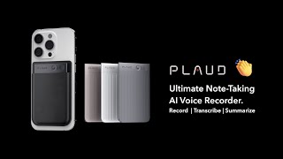 Диктофон PLAUD NOTE Black с искусственным интеллектом ChatGPT, 64 Гб