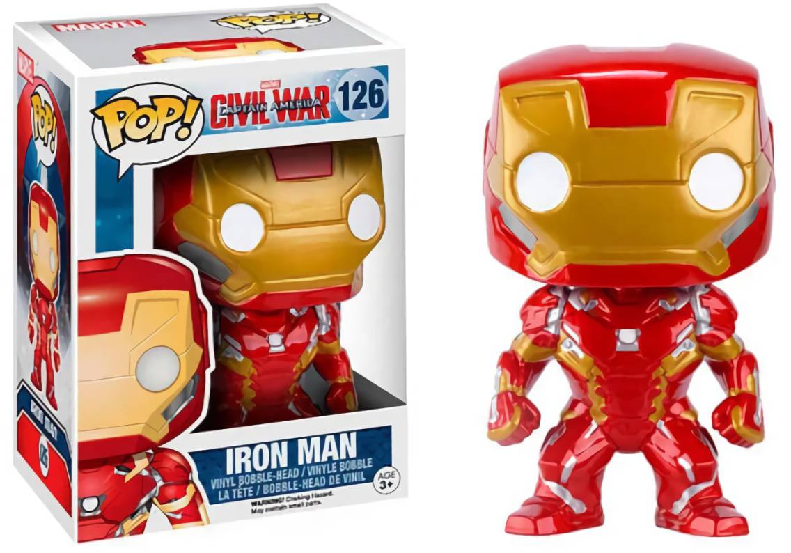 (EU) Фигурка Funko POP! Marvel Captain America Civil War: Iron Man (126)
(EU) Фигурка Funko POP! Marvel Captain America Civil War: Iron Man (126)