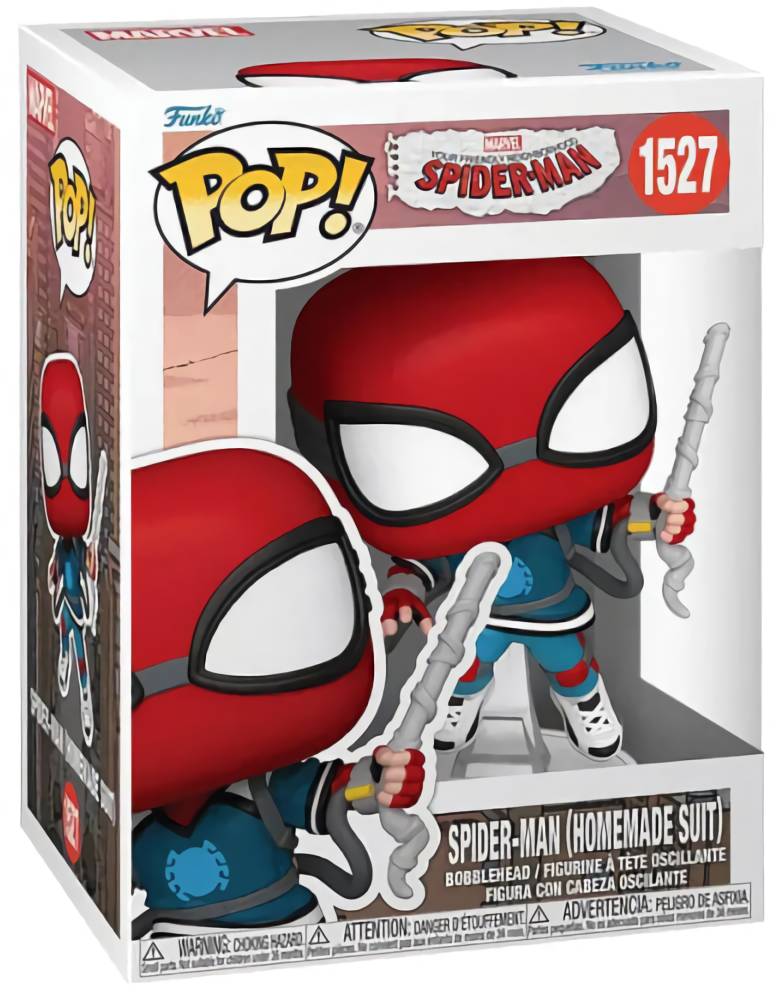 (EU) Фигурка Funko POP! Marvel Your Friendly Neighborhood Spider-Man — Spider-Man (Homemade Suit) (1527)
(EU) Фигурка Funko POP! Marvel Your Friendly Neighborhood Spider-Man — Spider-Man (Homemade Suit) (1527)