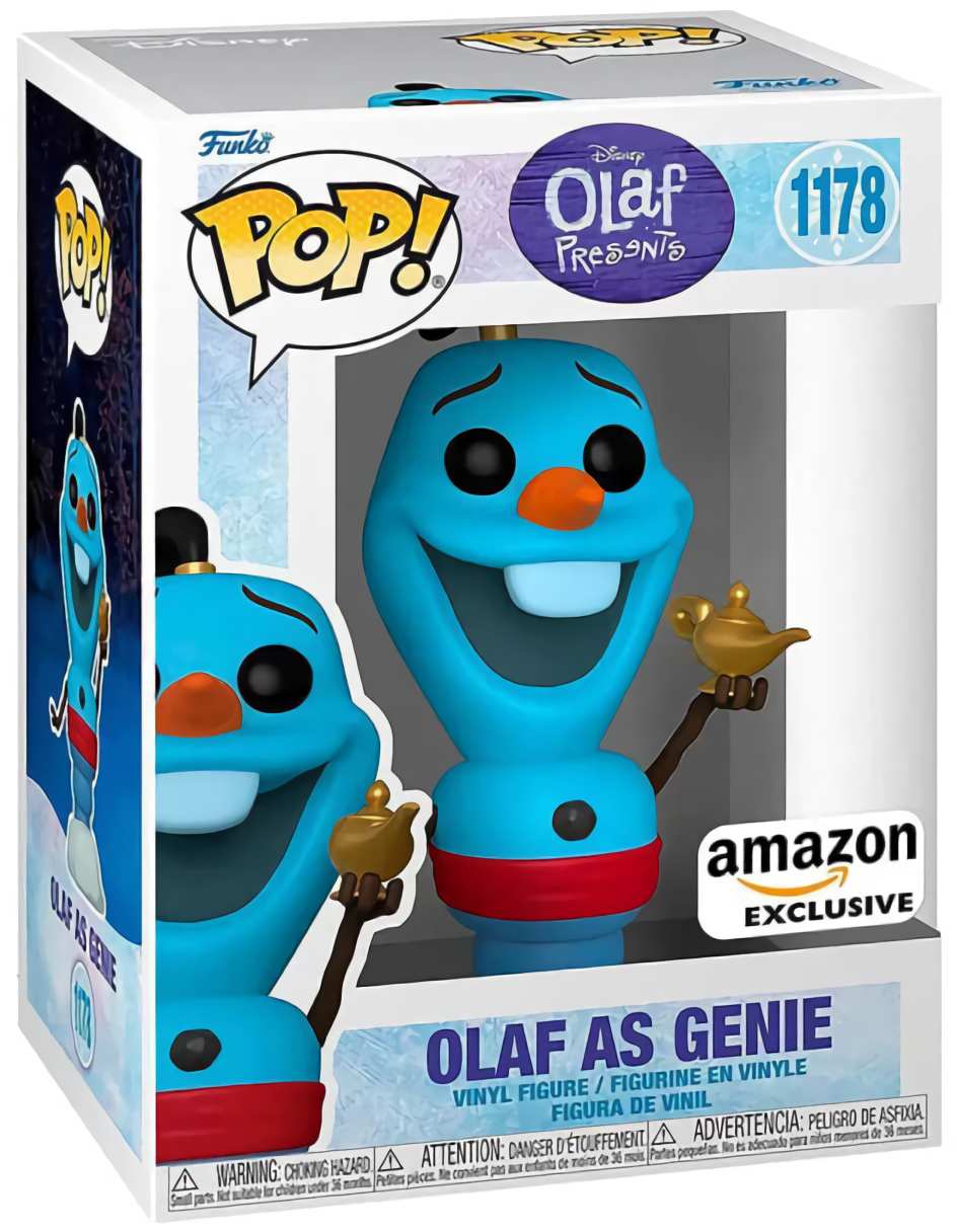 (EU) Фигурка Funko POP! Disney Olaf Presents: Olaf as Genie (1178)
(EU) Фигурка Funko POP! Disney Olaf Presents: Olaf as Genie (1178)