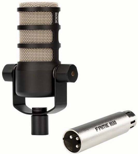(EU) Широковещательный микрофон Rode Rode Podmic + усилитель FameHead
(EU) Широковещательный микрофон Rode Rode Podmic + усилитель FameHead