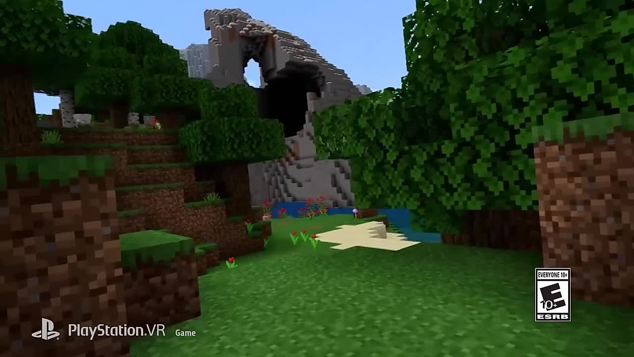 Игра Minecraft VR (PS4, русские субтитры)