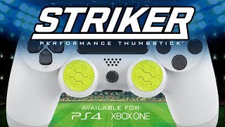 Накладки на стики KontrolFreek Grips STRIKER Lemon для геймпада Dualshock PS4 (жёлтый)