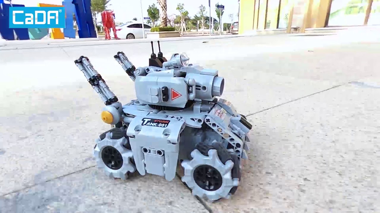 Программируемый радиоуправляемый конструктор Cada Танк Шторм (501 деталей)(C71012W)