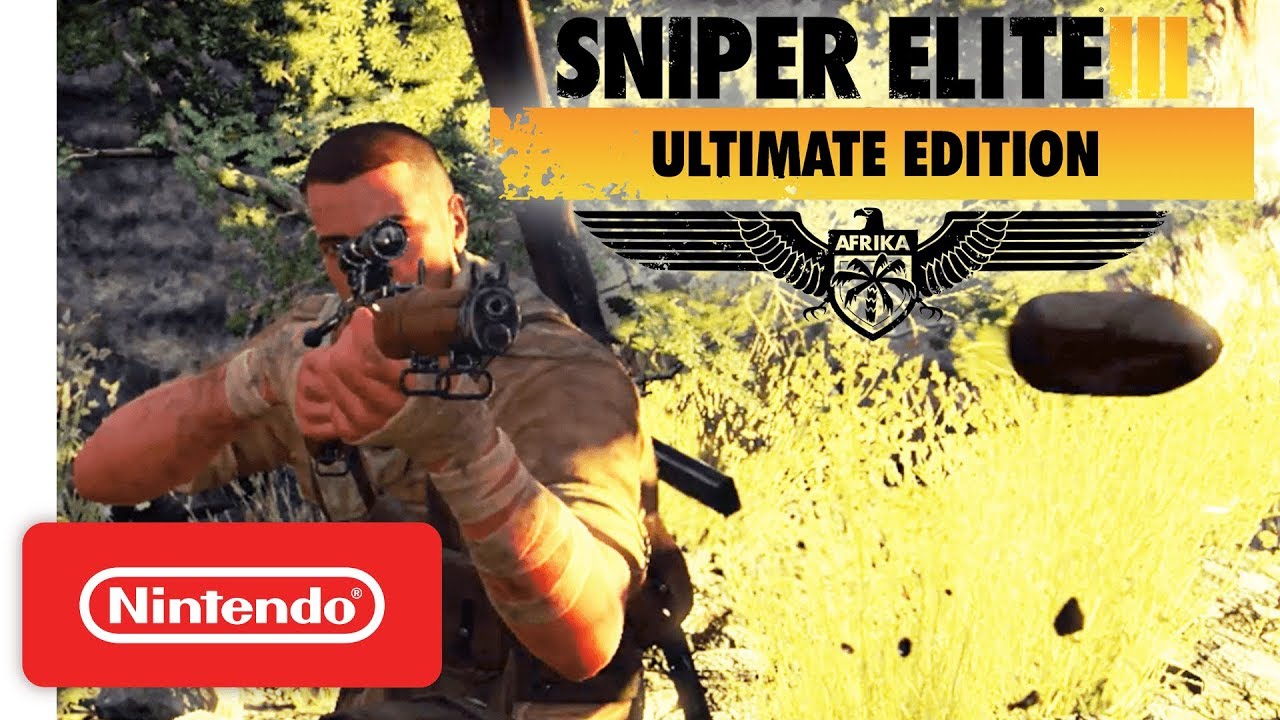 Игра Sniper Elite 3 Ultimate Edition (Nintendo Switch, русская версия) Б/У