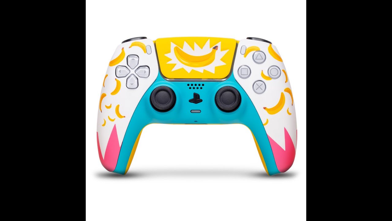 Кастомизированный геймпад Sony DualSense Ice banana