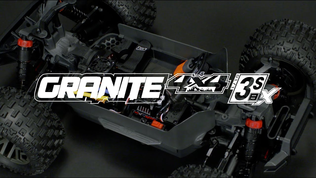 Радиоуправляемая модель монстр Arrma Granite 4x4 V3 3S BLX RTR (ARA4302V3T2)