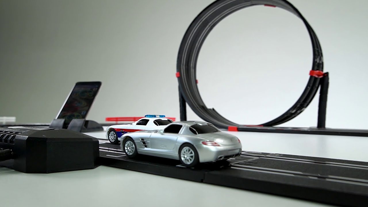Гоночный автотрек Top Racer от сети Mersedes SLS + Police (ASR-11E)
