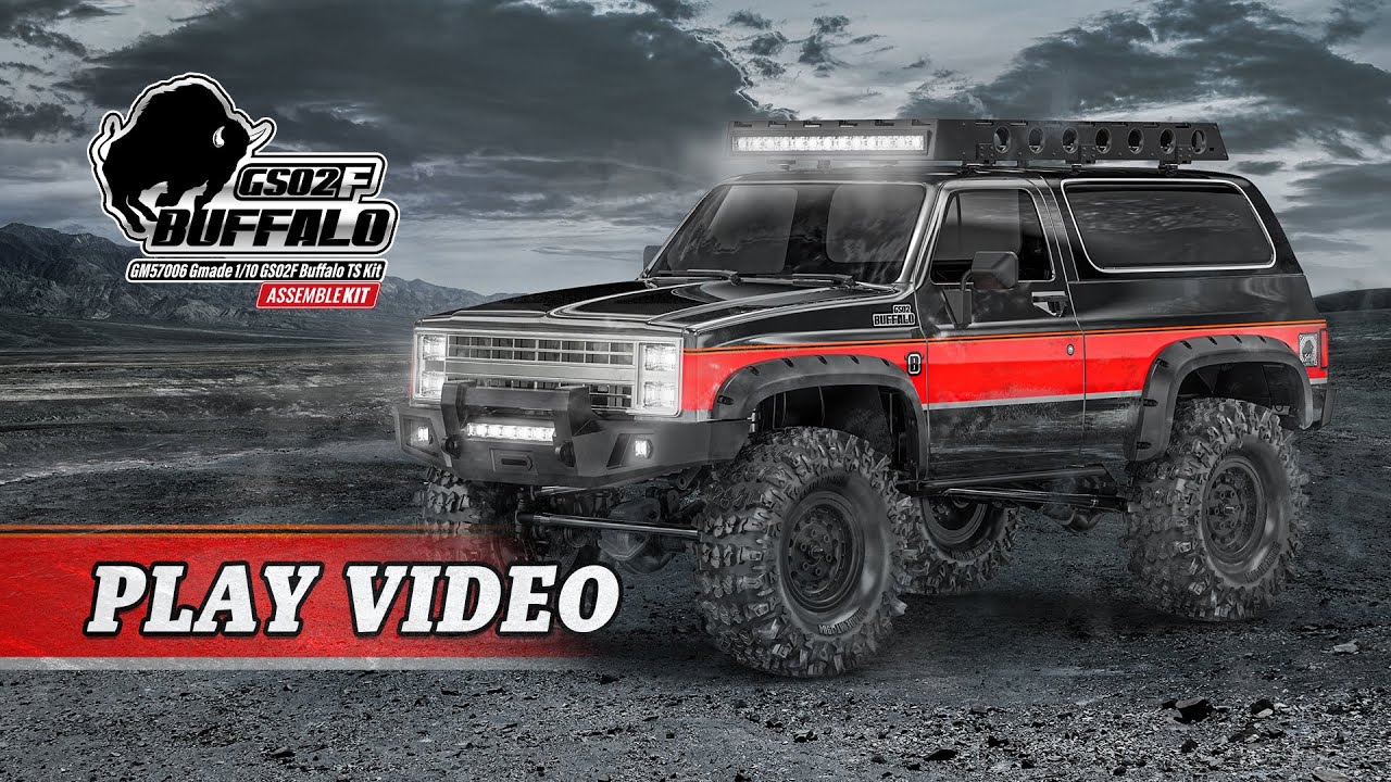 Радиоуправляемая модель краулер Gmade GS02F Military Buffalo TS 4WD 1к10 KIT (GM57007)