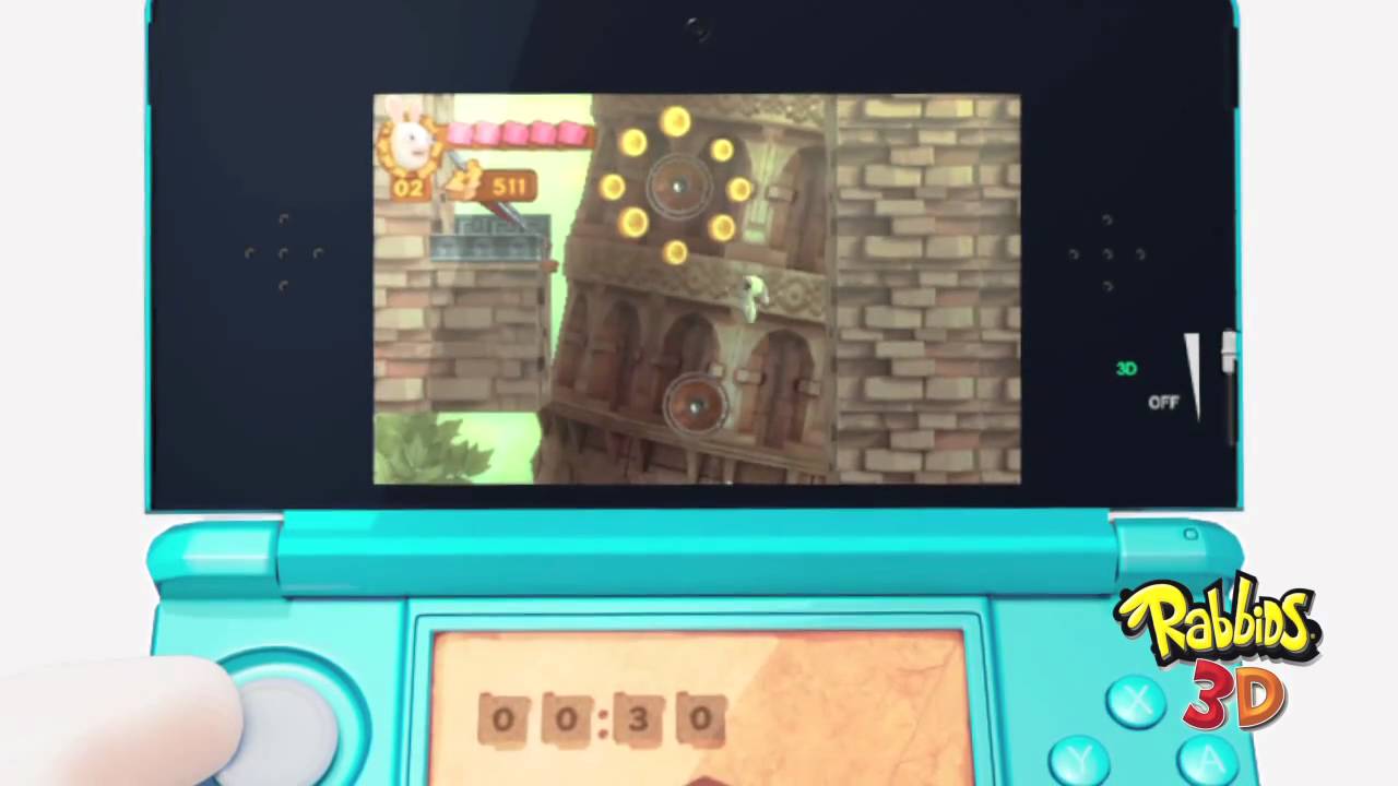 Игра Rabbids Travel in Time (3DS)