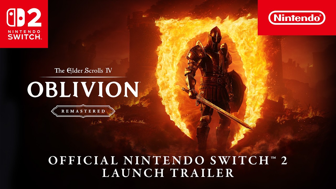 Трейлер The Elder Scrolls IV: Oblivion Remastered для Nintendo Switch 2