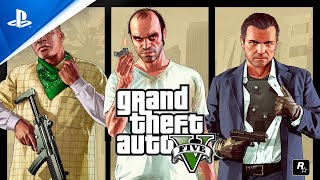 ИгроПак для PS4: Grand Theft Auto V Premium Online Edition + Red Dead Redemption 2 + Rustler