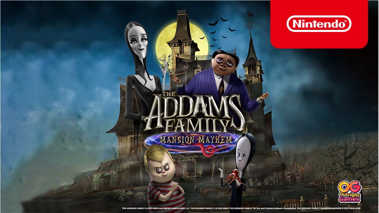 Игра The Addams Family: Mansion Mayhem (Nintendo Switch, русская версия)