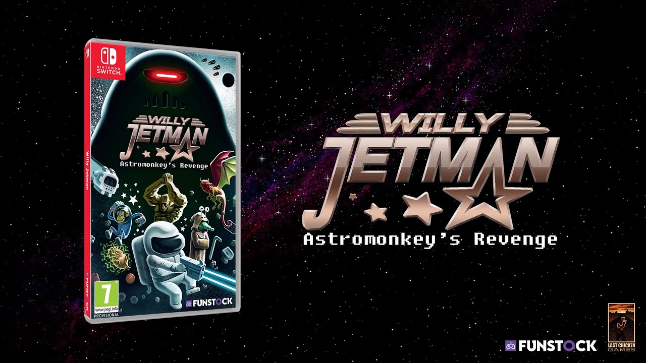 Игра Willy Jetman: Astromonkey's Revenge  (Nintendo Switch)