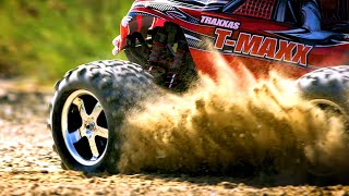 Радиоуправляемая модель монстр Traxxas T-Maxx 3.3 Nitro 4WD RTR 1к10 TQi (BT-model) (TRA49077-3-B)