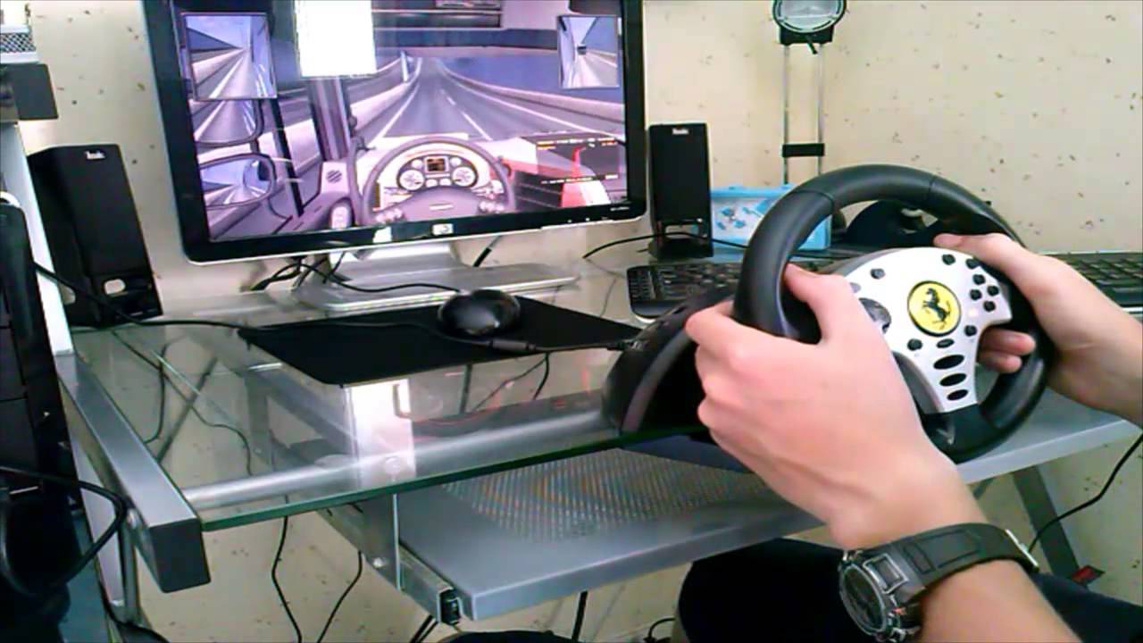 Руль Thrustmaster Ferrari Challenge Wheel + педали