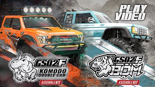 Радиоуправляемая модель краулер Gmade GS02F KOMODO Double Cab TS 4WD 1к10 KIT (GM57010)