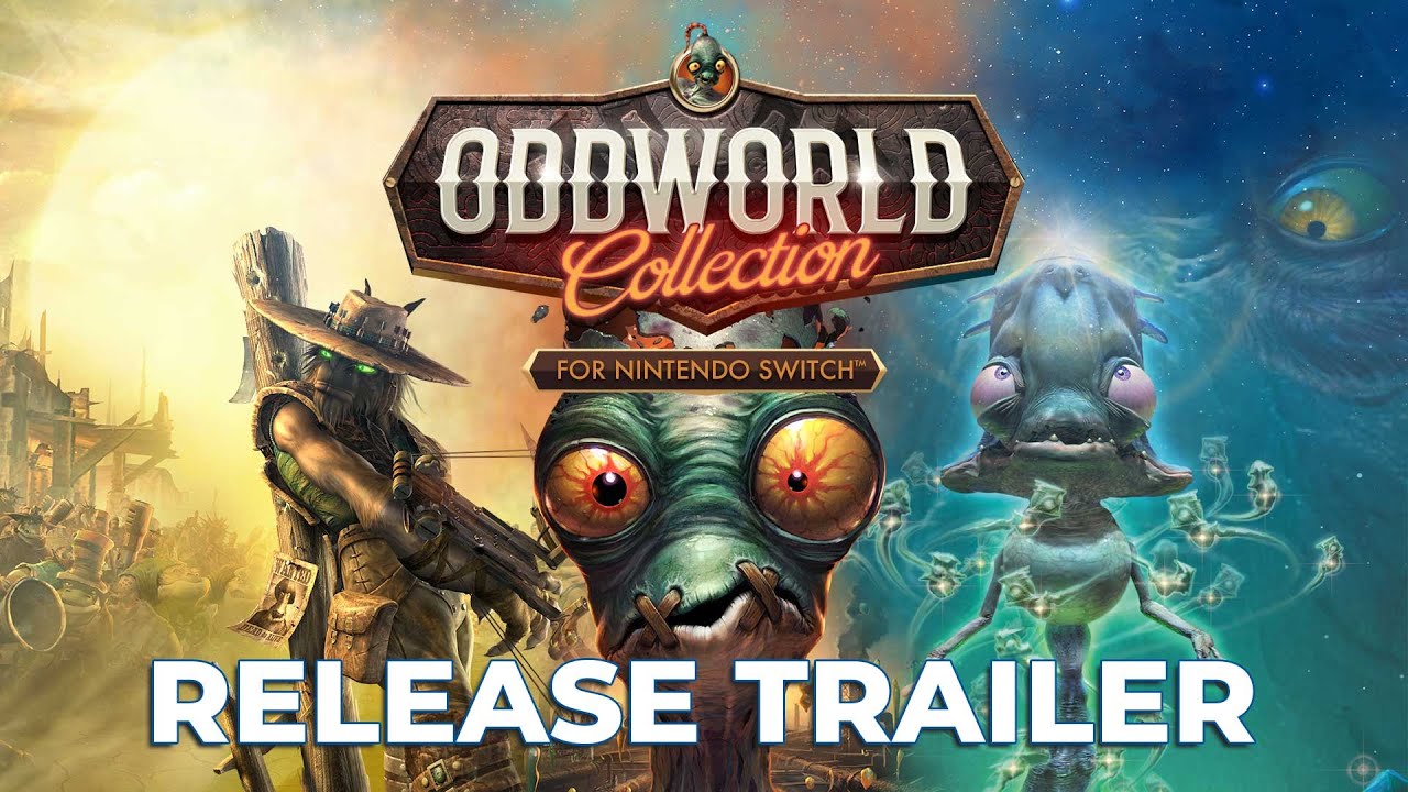 Игра Oddworld Collection (Nintendo Switch, русская версия) Б/У