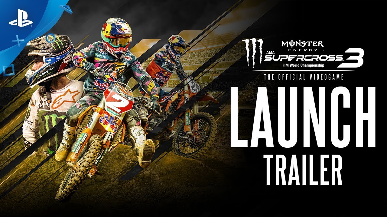 Игра Monster Energy Supercross 3 (PS4)