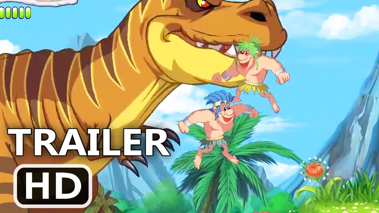 Игра New Joe and Mac: Caveman Ninja T-Rex Edition (Nintendo Switch, русские субтитры)