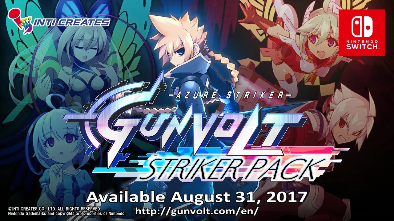 Игра Azure Striker Gunvolt: Striker Pack (Nintendo Switch)