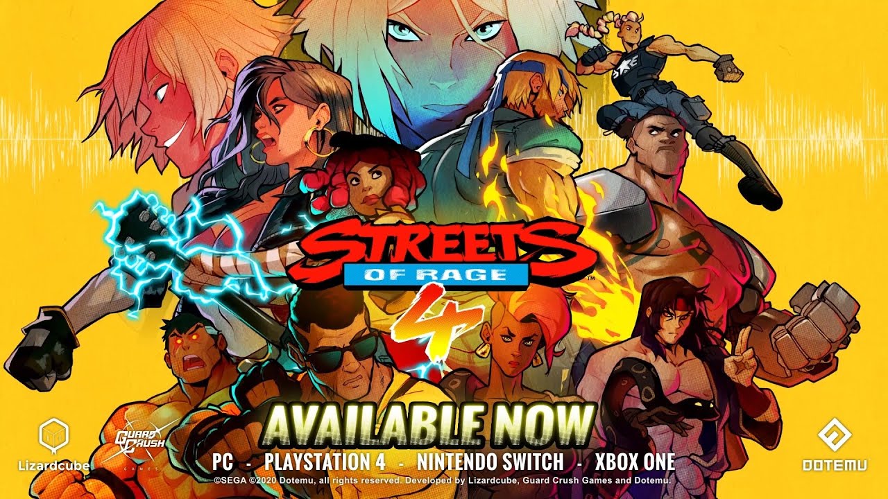 Игра Streets Of Rage 4 (Nintendo Switch, русская версия) Б/У
