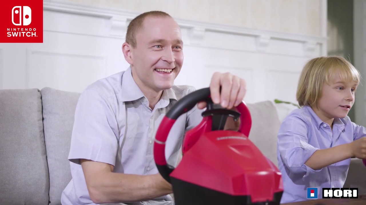 Руль HORI Mario Kart Racing Wheel Pro + педали для Nintendo Switch