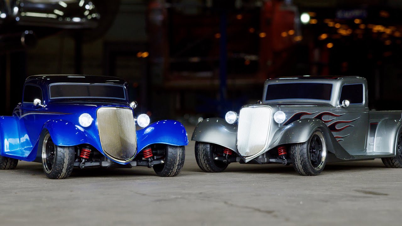 Радиоуправляемая модель туринг Traxxas 4-TEC 3.0 Hot Rod Truck 1к10 4WD RTR (TRA93034-4-R)