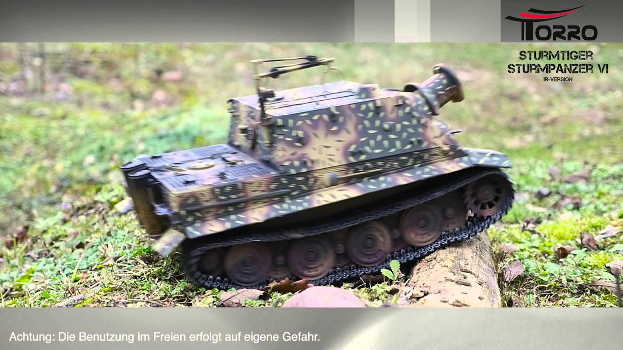 Радиоуправляемый танк Torro Sturmtiger Panzer 1к16, ИК-пушка (TR1111700301)