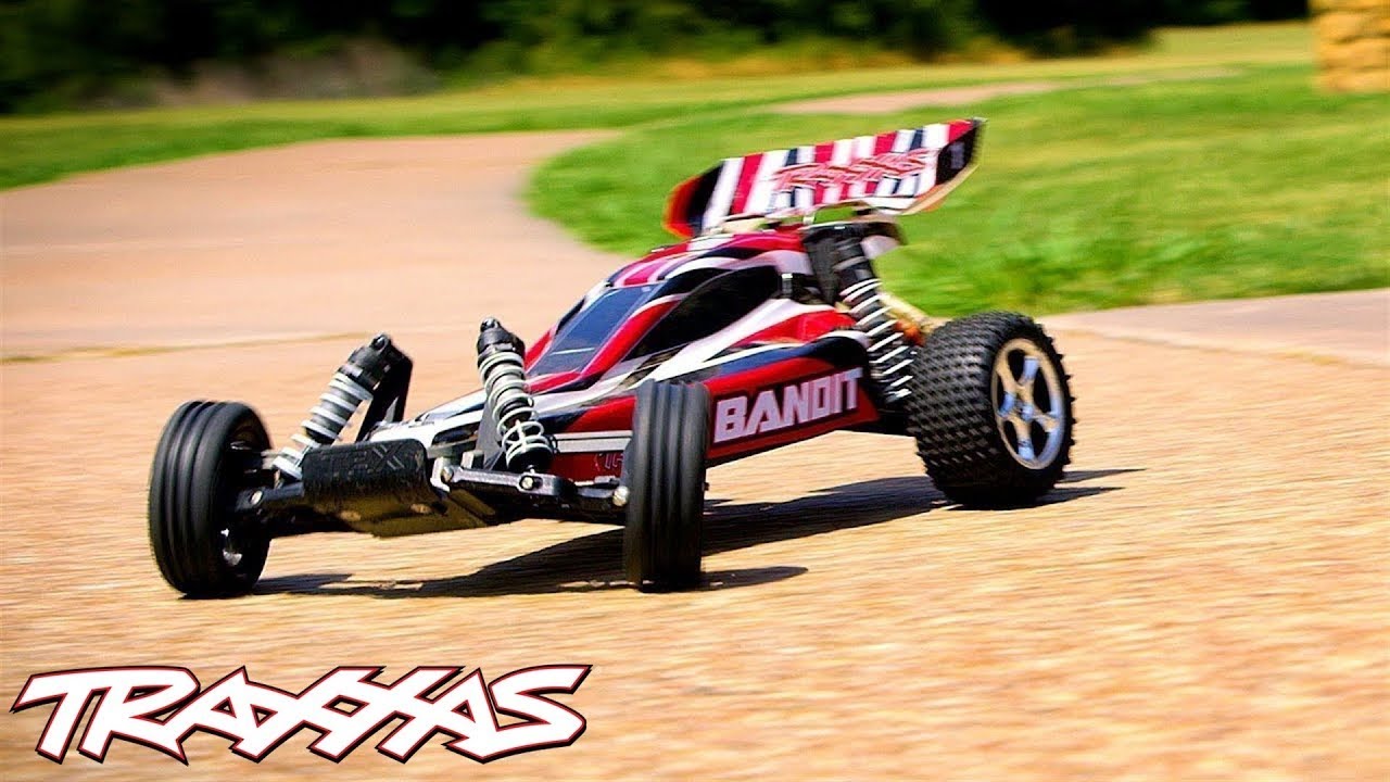 Радиоуправляемая модель багги Traxxas Bandit 2WD RTR 1к10 TQ Fast Charger (TRA24054-61-G)