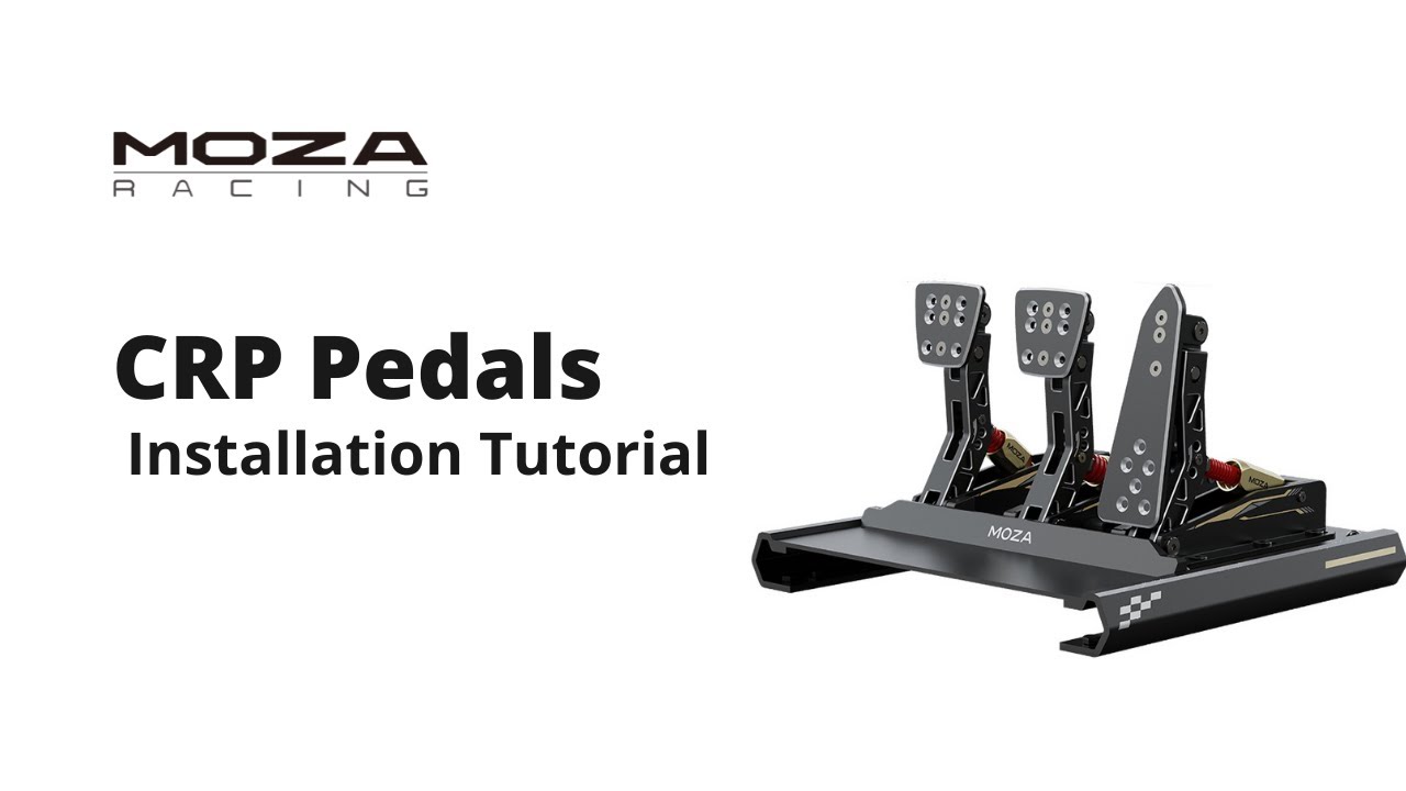 Педали MOZA CRP Load Cell Three Pedals with Base RS04