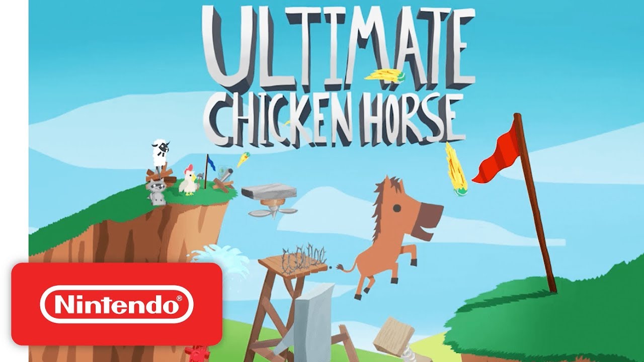 Игра Ultimate Chicken Horse - A-Neigh-Versary Edition (Nintendo Switch, русская версия)