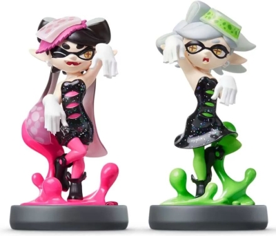 Набор из 2-х фигурок Amiibo Кэлли и Мари / Callie and Marie (Splatoon коллекция)