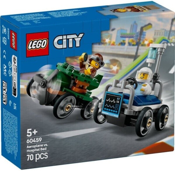 (EU) Конструктор LEGO City Самолёт против машины скорой помощи (60459)