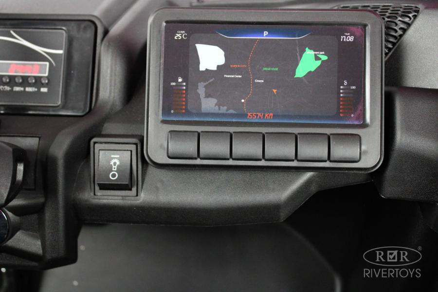 Детский электромобиль RiverToys BRP Can-Am Maverick (Y111YY) темно-розовый