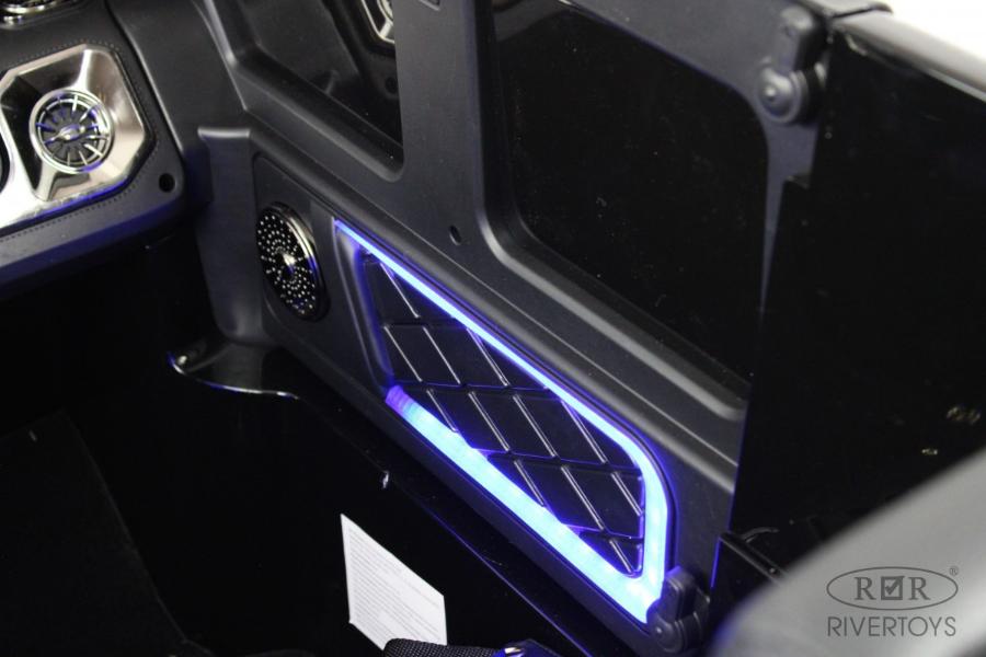 Детский электромобиль RiverToys Mercedes-AMG G63 (G111GG) 24V черный