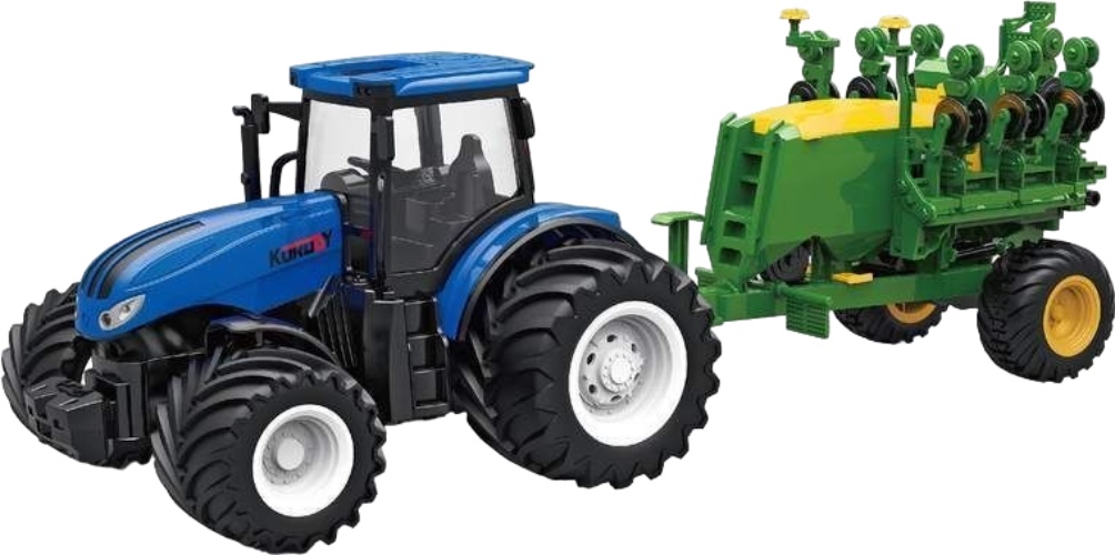 Радиоуправляемая модель фермерский трактор Korody KR6646HK с зерновой сеялкой