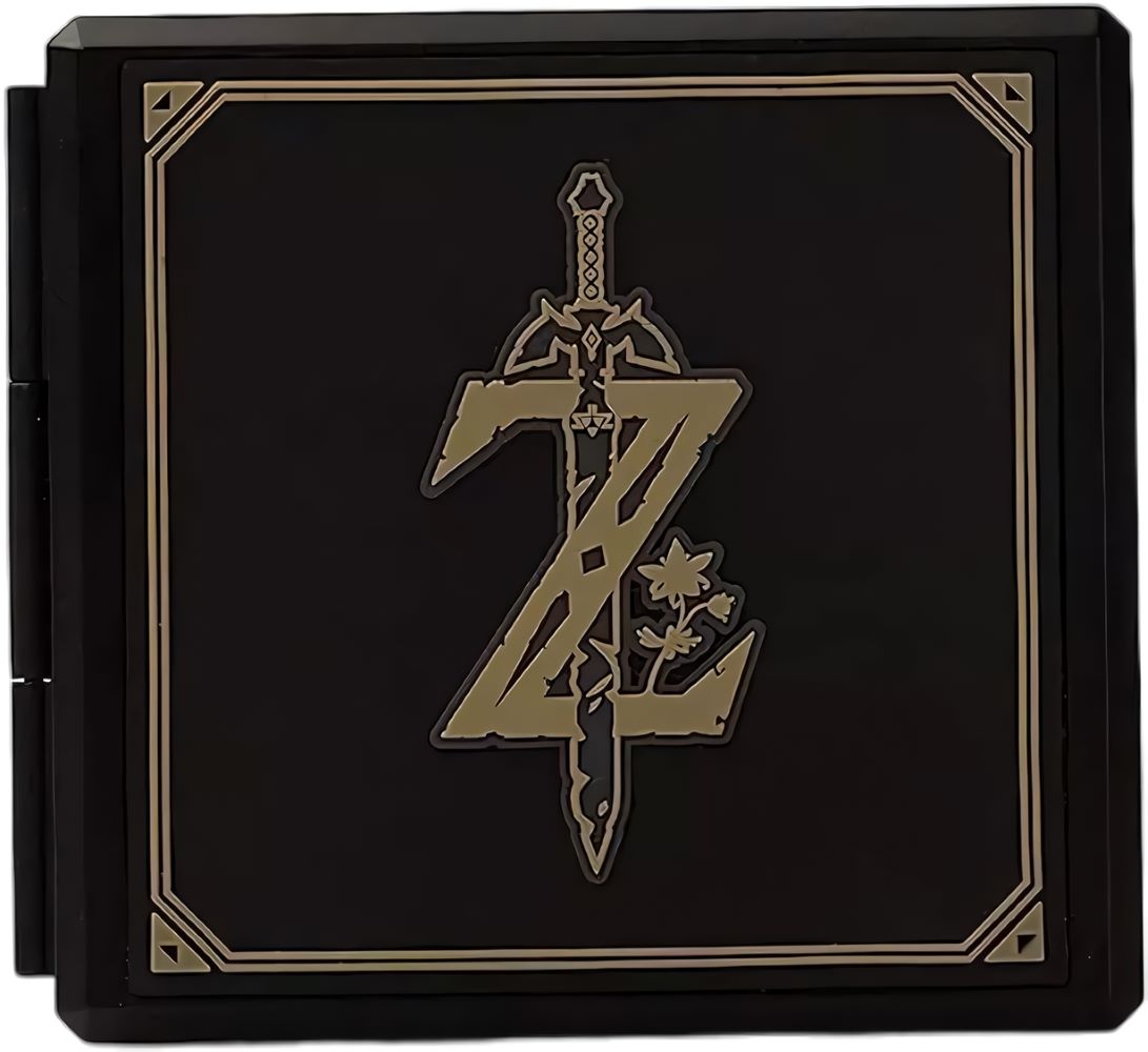 Защитный кейс HORI Premium Game Card Case Zelda Sword (черный) (NSW-038U) для Nintendo Switch