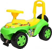 Каталка Orion Toys Ориоша с клаксоном (зелёная)