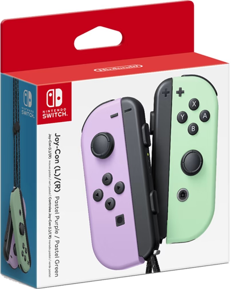Набор 2 Контроллера Joy-Con (Pastel Purple/Pastel Green)