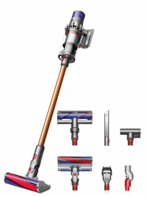 Беспроводной пылесос Dyson V8 advanced silver/nickel (SV25) - (3 насадки)