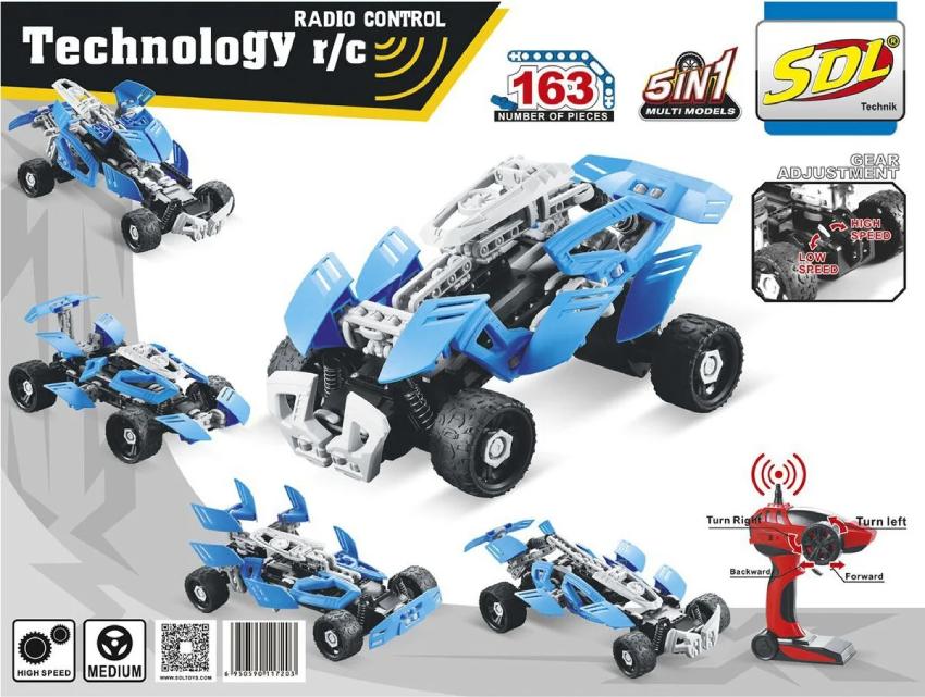 Радиоуправляемый конструктор SDL 5 в 1 (163 детали)