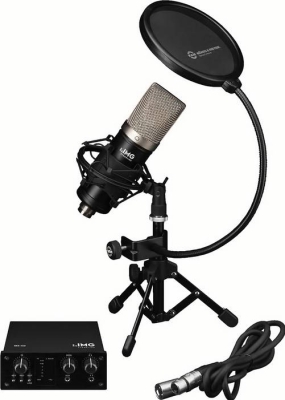 (EU) Набор для подкастинга IMG Stageline Podcaster Bundle ECMS-70, USB-интерфейс, конденсаторный микрофон с большой диафрагмой