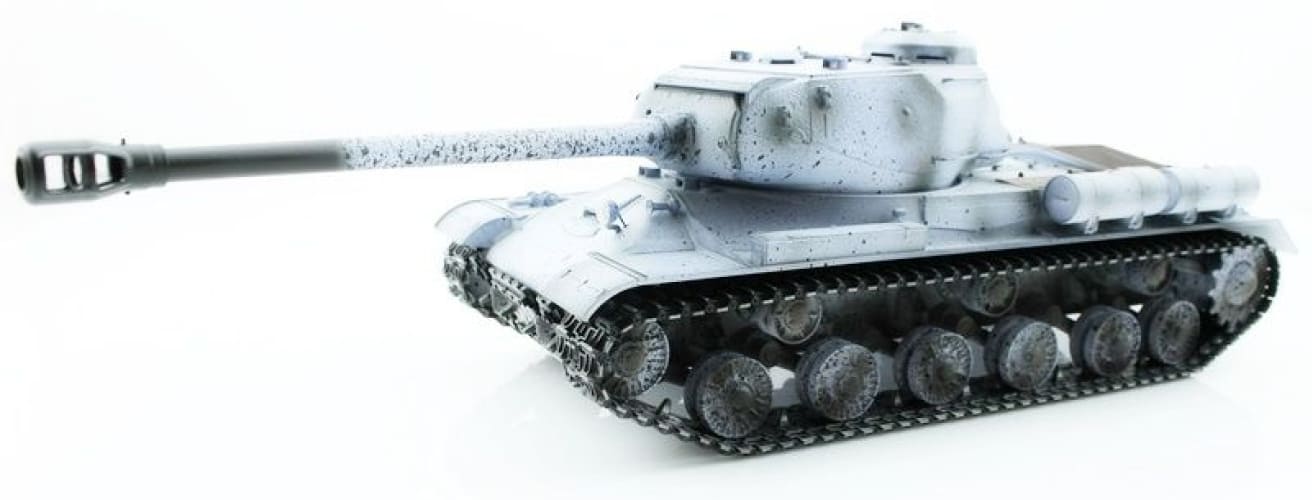 Р/У танк Taigen 1/16 ИС-2 модель 1944, СССР, зимний, (для ИК танкового боя) 2.4G, TG3928-1S-IR