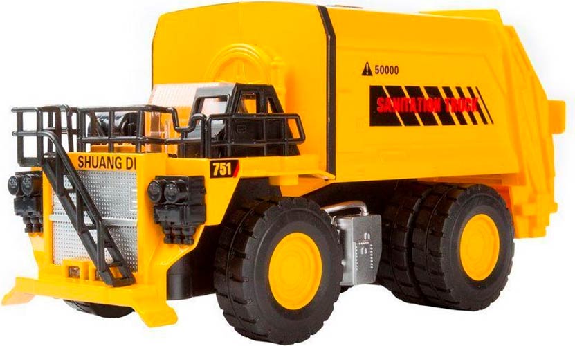 Машина АВТОПАНОРАМА КАРЬЕРНЫЙ МУСОРОВОЗ (жёлтый) (JB0401485)