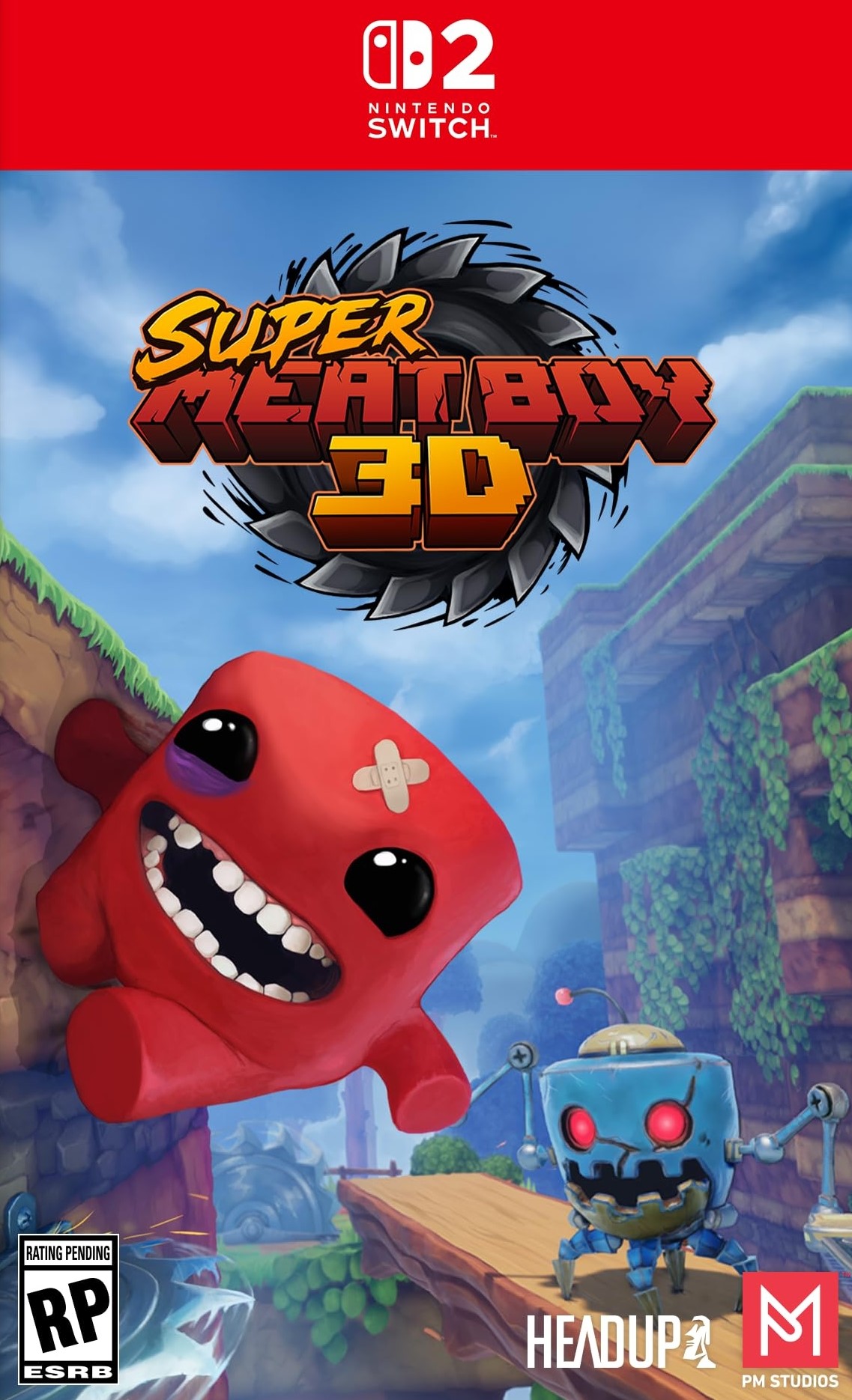 Игра Super Meat Boy 3D (Nintendo Switch 2, русская версия)