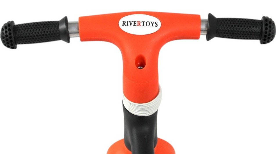 Детский беговел RiverToys (HB-001) (черный)