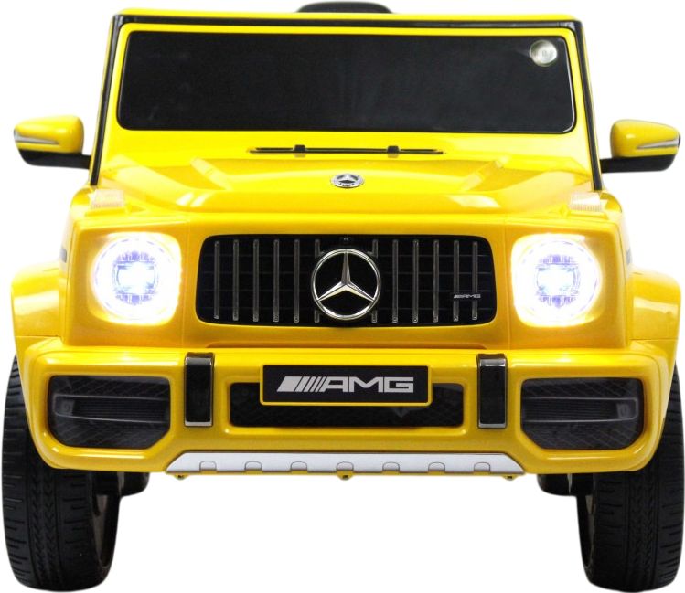 Детский электромобиль RiverToys Mercedes-Benz G63 (T999TT) желтый