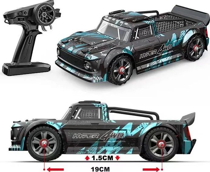 Радиоуправляемая машина для дрифта MJX Hyper Go 14301 Brushless 4WD 2.4G LED 1/14 RTR (EXA79206R)