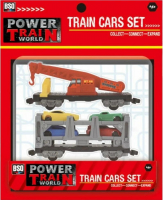 Грузовые вагоны для железной дороги BSQ (кран и вагон автовоз)(BSQ-2023-2)